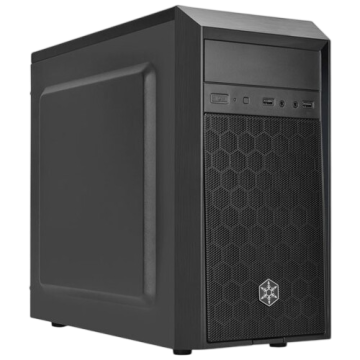 Компьютерный корпус SilverStone PRECISION Mini Tower Micro ATX quiet black (SST-PS16B)