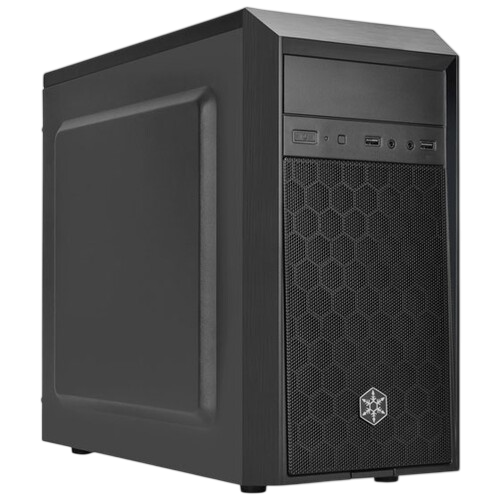 Компьютерный корпус SilverStone PRECISION Mini Tower Micro ATX quiet black (SST-PS16B)