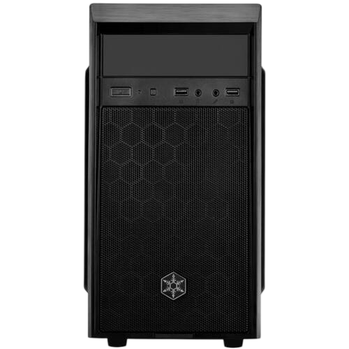 Компьютерный корпус SilverStone PRECISION Mini Tower Micro ATX quiet black (SST-PS16B)