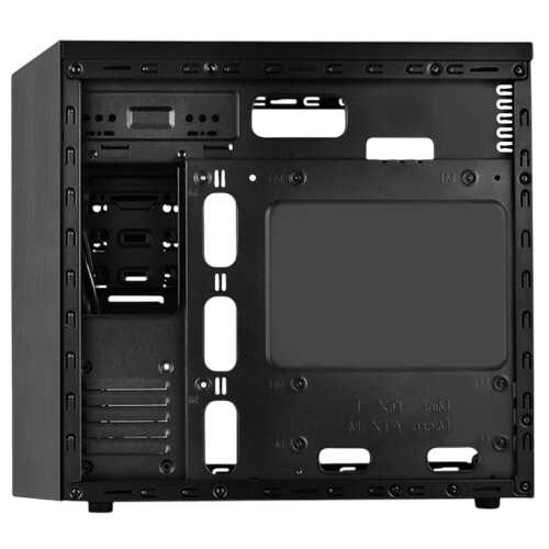 Компьютерный корпус SilverStone PRECISION Mini Tower Micro ATX quiet black (SST-PS16B)