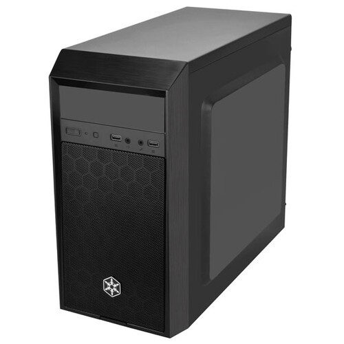 Компьютерный корпус SilverStone PRECISION Mini Tower Micro ATX quiet black SST-PS16B