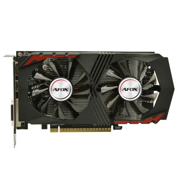 Видеокарта AFox (AF1050TI-4096D5H5-V2) GeForce GTX 1050 Ti 4GB Dual Fan