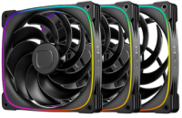 Комплект вентиляторов для корпуса Geometric Future Squama 2503RB-14 Reverse ARGB Black (1F2503R314000)
