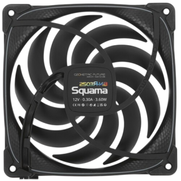 Комплект вентиляторов для корпуса Geometric Future Squama 2503RB-14 Reverse ARGB Black (1F2503R314000)