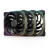 Комплект вентиляторов для корпуса Geometric Future Squama 2503RB-14 Reverse ARGB Black (1F2503R314000)