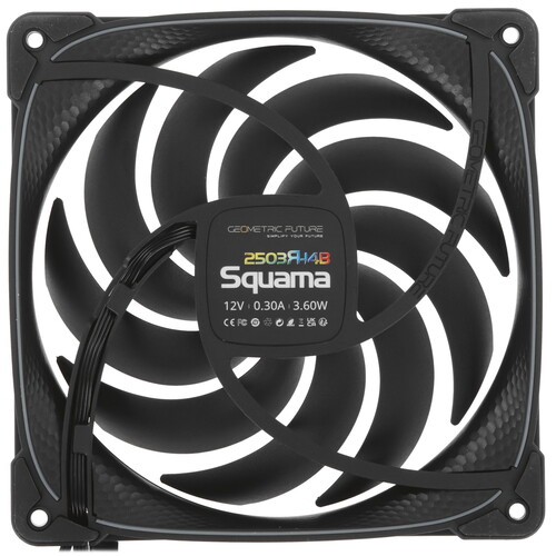 Комплект вентиляторов для корпуса Geometric Future Squama 2503RB-14 Reverse ARGB Black (1F2503R314000)