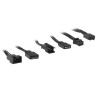 Комплект вентиляторов для корпуса Geometric Future Squama 2503RB-14 Reverse ARGB Black (1F2503R314000)