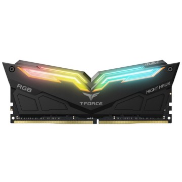 Оперативная память 64 Gb 3200 MHz Team Group T-FORCE NIGHT HAWK RGB Black (TF14D464G3200HC16CDC01)