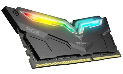 Оперативная память 64 Gb 3200 MHz Team Group T-FORCE NIGHT HAWK RGB Black (TF14D464G3200HC16CDC01)