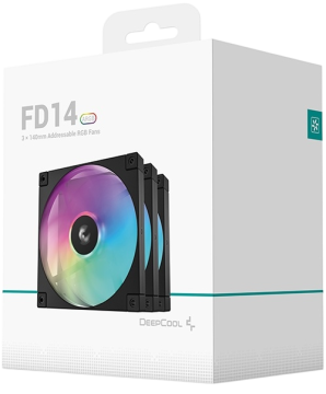 Комплект вентиляторов для корпуса Deepcool FD14 ARGB-3 IN 1 ARGB Black