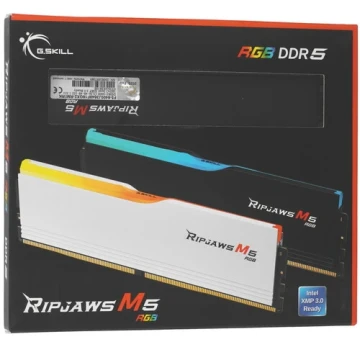 Оперативная память 32 Gb 6400 MHz G.Skill RIPJAWS M5 RGB Black (F5-6400J3648F16GX2-RM5RK)