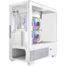 Компьютерный корпус Powercase Vision Micro M3W TG ARGB White (CVMMW-A3)