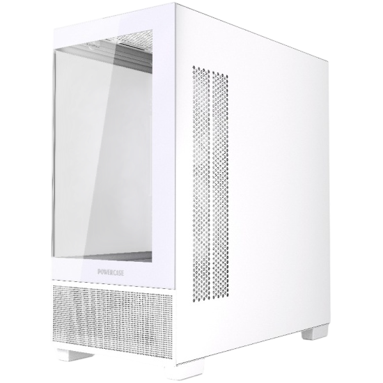 Компьютерный корпус Powercase Vision Micro M3W TG ARGB White (CVMMW-A3)