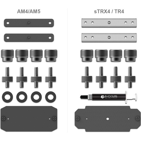 Кулер для процессора ID-COOLING SE-207-TR-AM4 Black PWM