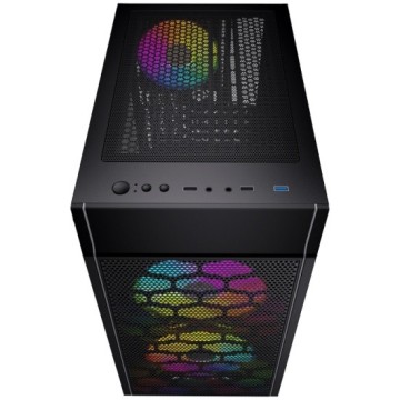Компьютерный корпус Powercase MISTRAL Micro H3B V2 TG RGB Black CMIH3BV2-L3