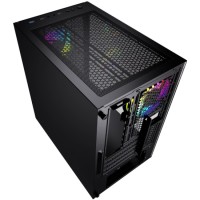 Компьютерный корпус Powercase MISTRAL Micro H3B V2 TG RGB Black CMIH3BV2-L3
