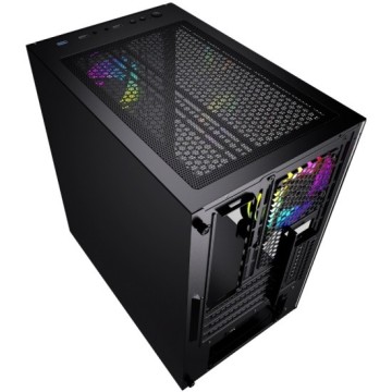Компьютерный корпус Powercase MISTRAL Micro H3B V2 TG RGB Black CMIH3BV2-L3