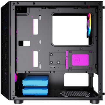 Компьютерный корпус Powercase MISTRAL Micro H3B V2 TG RGB Black CMIH3BV2-L3