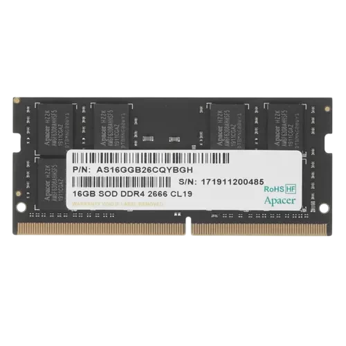 Оперативная память 16 Gb 2666 MHz Apacer ES.16G2V.GNH (AS16GGB26CQYBGH)