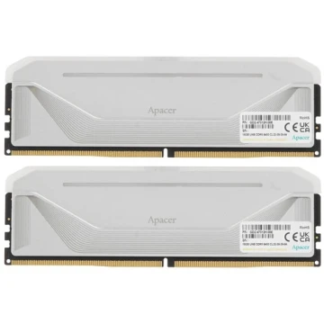 Оперативная память 32 Gb 6400 MHz Apacer NOX RGB White (AH5U32G64C552NWAA-2)