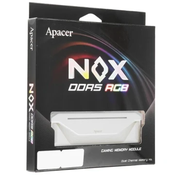 Оперативная память 32 Gb 6400 MHz Apacer NOX RGB White (AH5U32G64C552NWAA-2)