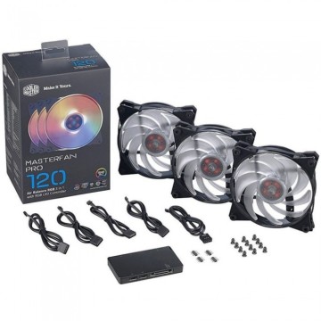 Комплект вентиляторов CoolerMaster MASTERFAN PRO 120 Air Flow RGB 3 in 1 with RGB MFY-F2DC-113PC-R1