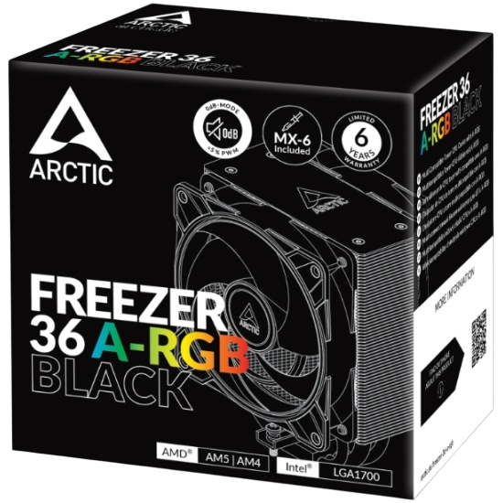 Кулер для процессора Arctic Cooling Freezer 36 ARGB Black (ACFRE00124A)