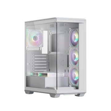 Компьютерный корпус XASTRA Q600 6ARGB-C10-WH ARGB White (Q600-6FM12A-C10-WH)
