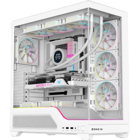 Компьютерный корпус Zone 51 Phantom White (Z51CASPHNWH)