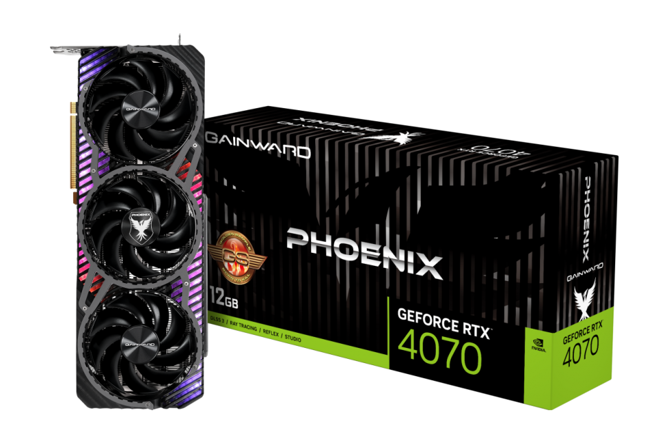 Видеокарта GAINWARD (NED4070H19K9-1043X) GeForce RTX 4070 12GB PHOENIX GS