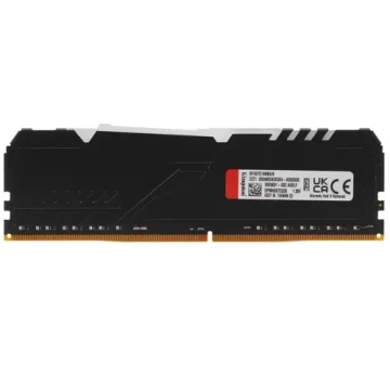 Оперативная память 8 Gb 3733 MHz Kingston FURY BEAST RGB Black (KF437C19BBA/8)