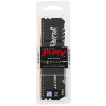 Оперативная память 8 Gb 3733 MHz Kingston FURY BEAST RGB Black (KF437C19BBA/8)
