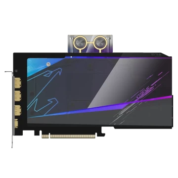Видеокарта Gigabyte (GV-N407TAORUSX WB-12GD) GeForce RTX 4070 Ti 12GB AORUS XTREME WATERFORCE WB
