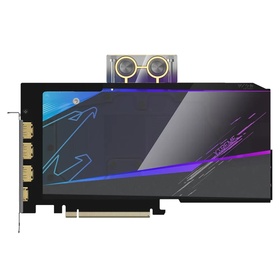 Видеокарта Gigabyte (GV-N407TAORUSX WB-12GD) GeForce RTX 4070 Ti 12GB AORUS XTREME WATERFORCE WB