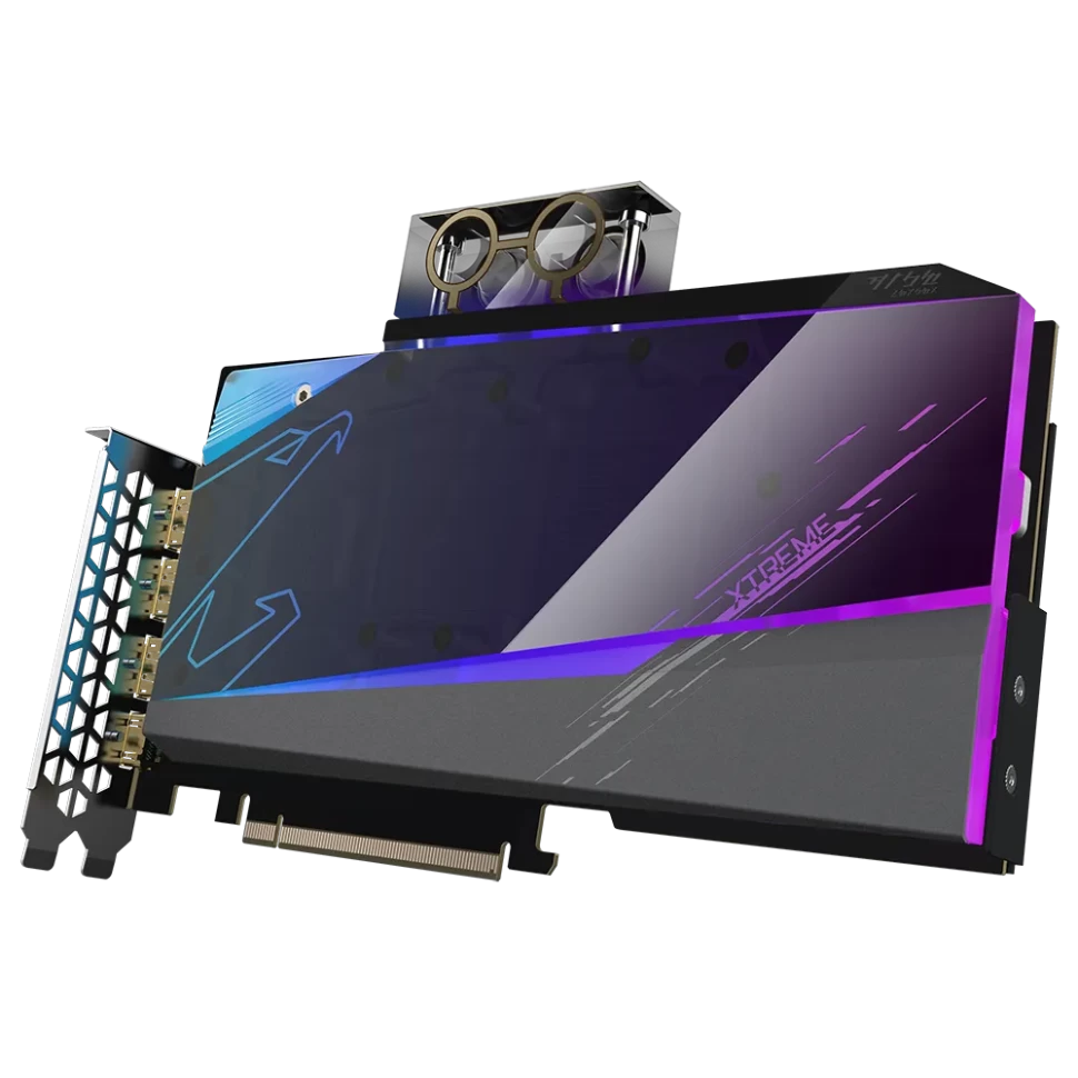 Видеокарта Gigabyte (GV-N407TAORUSX WB-12GD) GeForce RTX 4070 Ti 12GB AORUS XTREME WATERFORCE WB