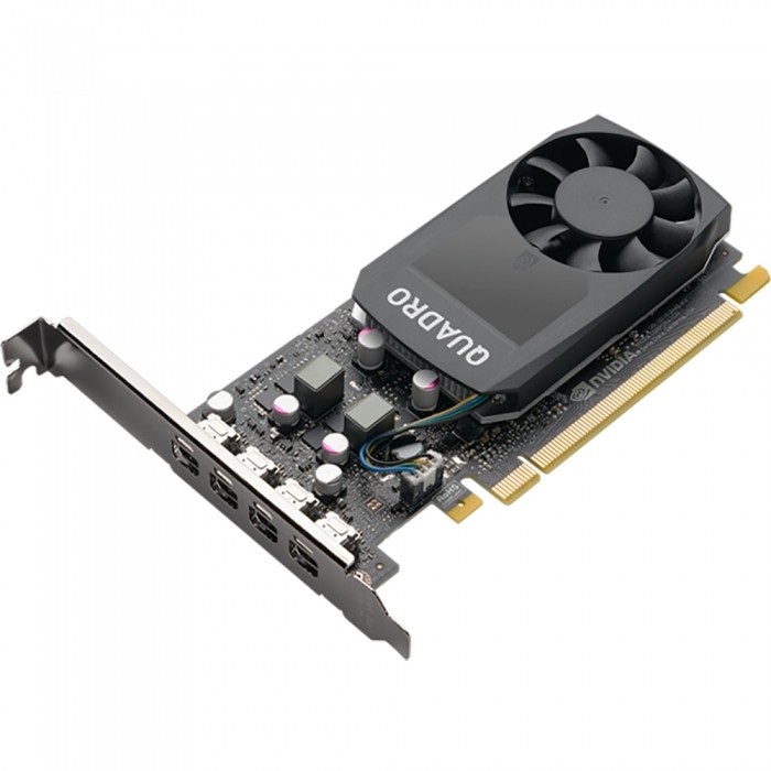 Видеокарта PNY (VCQP1000V2-BLS) Quadro P1000 PCI-E 3.0 4096Mb 128 bit 4xMini DisplayPort HDCP