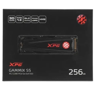 Твердотельный накопитель ADATA XPG 256 Gb GAMMIX S5 (AGAMMIXS5-256GT-C XPG)