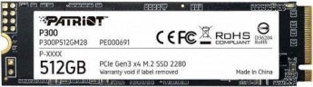 Твердотельный накопитель PATRIOT 512 Gb P300P512GM28_BULK OEM