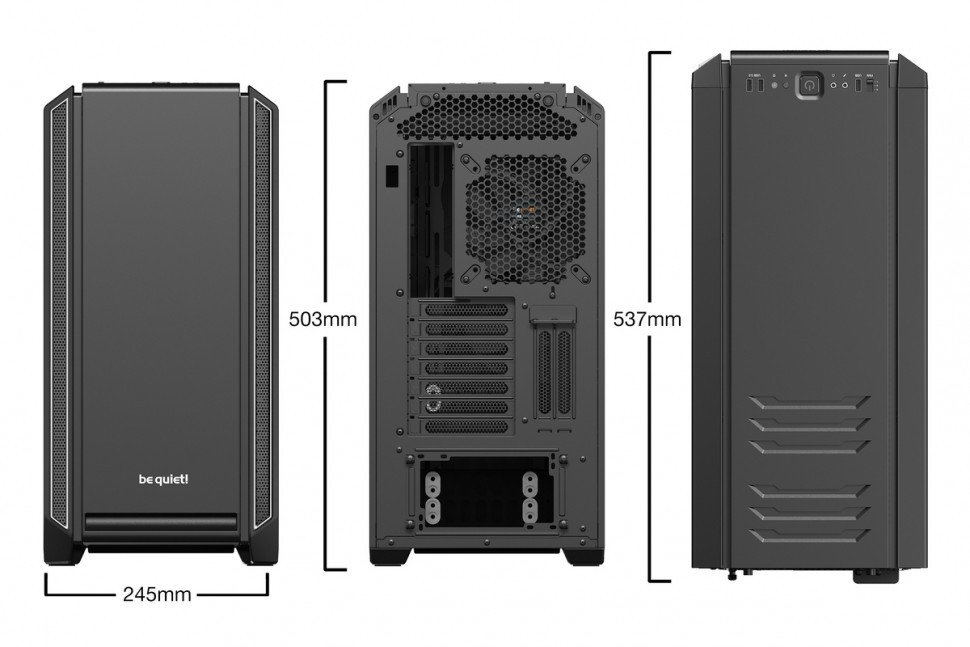 Компьютерный корпус Be Quiet! SILENT BASE 601 WINDOW Silver BGW27