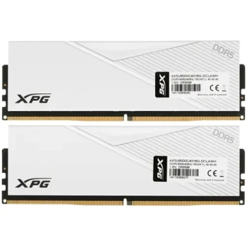 Оперативная память 32 Gb 6000 MHz ADATA XPG LANCER White (AX5U6000C4016G-DCLAWH)