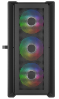 Компьютерный корпус Powercase ALISIO Micro X4B V2 TG ARGB Black (CAMCXB-A4)