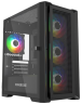 Компьютерный корпус Powercase ALISIO Micro X4B V2 TG ARGB Black (CAMCXB-A4)