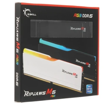 Оперативная память 32 Gb 6400 MHz G.Skill RIPJAWS M5 RGB Black (F5-6400J3239G16GX2-RM5RK)