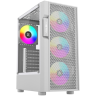 Компьютерный корпус XASTRA A302 4FRGB White (A302-WH-FC120FRGB-4F-GL)