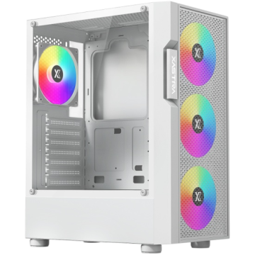 Компьютерный корпус XASTRA A302 4FRGB White (A302-WH-FC120FRGB-4F-GL)