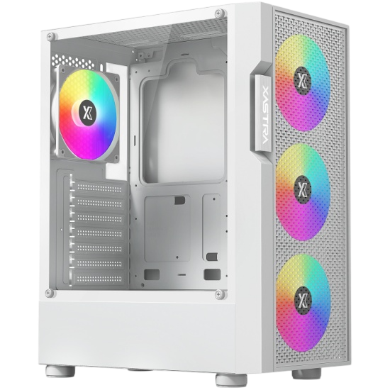 Компьютерный корпус XASTRA A302 4FRGB White (A302-WH-FC120FRGB-4F-GL)