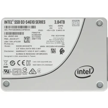 Твердотельный накопитель Intel 3840 Gb DC D3-S4610 SSDSC2KG038T801