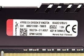 Оперативная память 16 Gb 3200 MHz Kingston HYPERX FURY Black (HX432C16FB3/16)