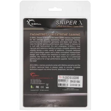 Оперативная память 32 Gb 3200 MHz G.Skill SNIPER X (F4-3200C16D-32GSXWB)