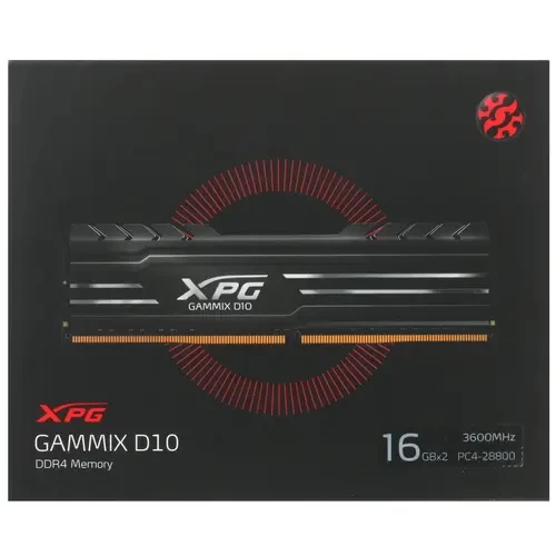Оперативная память 32 Gb 3600 MHz ADATA XPG GAMMIX D10 Black (AX4U360016G18A-DB10)